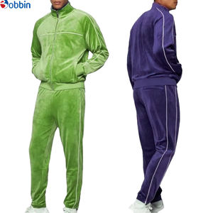 Conjunto Deportivo de Terciopelo para Hombre, Tendencia de Invierno, Sudadera con Capucha y Pantalones Deportivos para Correr, Impresión Personalizada, 2 Piezas - Product Image 4