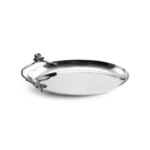 Plateau de service moderne en acier inoxydable idéal pour les cadeaux d'entreprise, les essentiels de restaurant, les mariages à la maison et les fêtes - Product Image 1