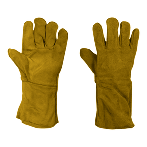 Gants de soudage en cuir de vachette robuste de qualité supérieure, gants de sécurité résistants au feu à étincelle de chaleur industrielle pour le travail à la main - Product Image 4