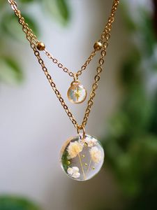 Mejor calidad resina rtesinNecklace hecho a mano joyería de moda india señoras niñas símbolo cristiano promoción exclusiva natural - Product Image 3