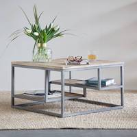 Table basse multifonction en bois de manguier Carolane avec emballage pour envoi postal