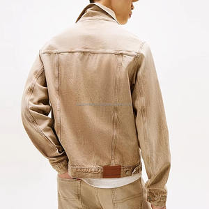 Nueva Llegada Nueva Elegante Hombre Chaquetas Denim Invierno Denim Bolsillo Ripped Jacket Plus Size Button Front Denim Jeans Jacket Para Hombre - Product Image 2