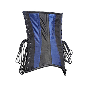 Women's Satin <b>Corset</b> Bodysuit with Bow Floral Accents Bustier Top Ruffle Lace Decorative Details Body Shaping Fashion Wear - Product Image 3