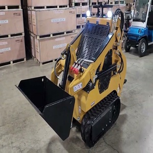 Premium Quality Small Mini Skid <b>Steer</b> Loader 600KG 800KG Buy Fast Delivery Mini Wheel Loader Skid Loaders Affordable - Product Image 5