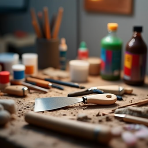 Outils et fournitures d'artisanat pour peintres : Pâte à modeler en pot de 60 mm - Product Image 3