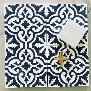 Azulejos de pared de cerámica con patrón de flores, 600x600mm, 300x300m, para Interior Exterior, para sala de estar, decoración de suelo de Hotel - Product Image 2