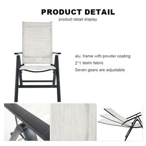 <span class=keywords><strong>เก้าอี้</strong></span>ปรับระดับได้ 7 ระดับ พกพาสะดวก โครงอะลูมิเนียม <span class=keywords><strong>เก้าอี้</strong></span><span class=keywords><strong>พับ</strong></span>ได้ สำหรับรับประทา<span class=keywords><strong>น</strong></span>อาหาร ตั้งแคมป์ และใช้ในสว<span class=keywords><strong>น</strong></span> - Product Image 2
