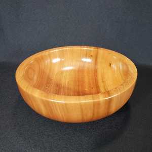 Ensaladera de madera de estilo bohemio moderno hecha a mano de alta calidad, altamente pulida para servir sopa, fideos, utensilios de cocina de cuerno tallado - Product Image 3