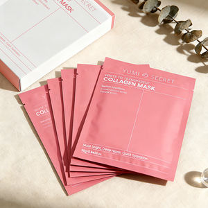 Vente en Gros OEM, Lot de Masques en Feuille de Cristal Hydrogel au Collagène et Vitamine C Hydratants de 30g pour Visage et Corps, Spécialement Conçus pour Femmes à Peau Sensible - Product Image 6