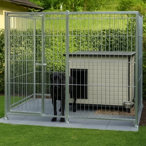 Scatola per cani da esterno con 200x200x180 cm di altezza galvanica prodotto di fornitura da giardino - Product Image 3