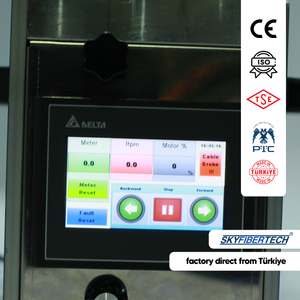 Machine de soufflage de câbles à fibres optiques FTTH, fabricant turc, système électrique pour projets d'installation de micro-conduits urbains, fibre optique urbaine - Product Image 2