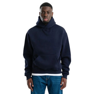 Sweat-shirts à capuche surdimensionnés de style streetwear hip-hop avec poche avant, matière épaisse, décontractés, vente chaude, OEM streetwear, sweats-shirts personnalisés - Product Image 1