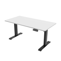 OMNI OMEJ-122 Cadre de bureau debout moderne en fer à moteur unique, bureau électrique ergonomique, capacité de charge 70 kg, réglable en 2 niveaux pour le bureau