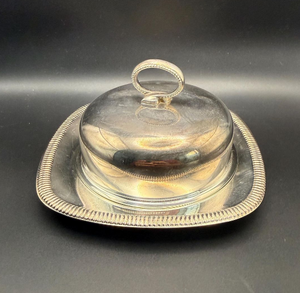 Service de vaisselle Beurrier Fromage Plat Argent Acier Inoxydable Beurrier pour Table Pratique et Rangement de Cuisine - Product Image 2