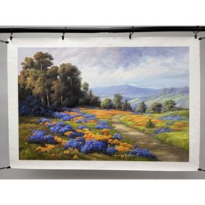 Dipinti ad olio su tela dipinti a mano 36x24 pollici 100% arte originale - Product Image 2