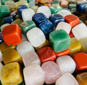 Chakra Cristal Cube Pierre dégringolée En Vrac Poli Poche Paume Guérison Cristal Pierres Précieuses Méditation Yoga Reiki Équilibrage Cristal - Product Image 6