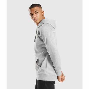 100% sudaderas con capucha de algodón pesado para hombres, ropa de diseñador transpirable de talla grande personalizada con 3D para logotipo estampado de soplo para otoño - Product Image 2