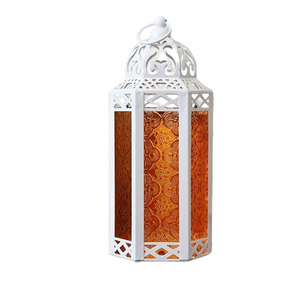 Home Decoration & Wedding Party Decoration Antique Moroccan Designer Candle Lantern <b>Black</b> <b>Polished</b> Hanging Candle Lantern - Product Image 5