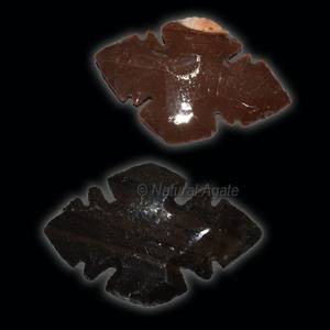 หินกึ่งมีค่าขัดแกะสลักรูปทรง "ดาว" หัวลูกศร - Product Image 6