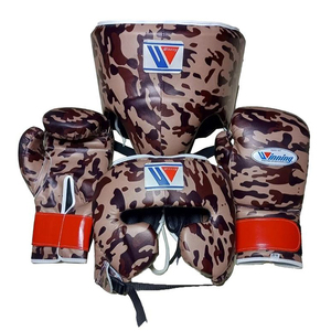 Ensemble de boxe d'entraînement imprimé de haute qualité à prix avantageux, design camouflage, ensemble de boxe Winning, logo personnalisé, ensemble de boxe - Product Image 1
