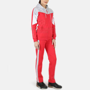 Chándales de algodón sólido de invierno para mujer, conjunto largo transpirable ecológico de 2 piezas, ejercicio informal - Product Image 3