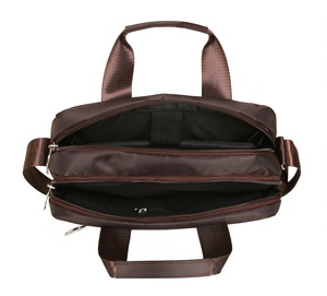 Mochila para ordenador portátil de oficina de cuero genuino de primera calidad, almacenamiento de alto volumen, acolchado suave para hombros, carcasa con cremallera segura, compartimento para ordenador portátil - Product Image 2