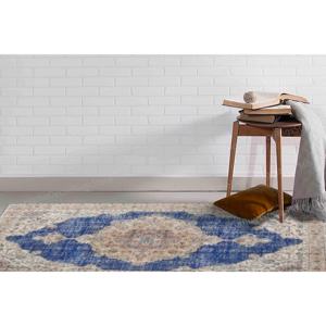 พรมสีน้ำเงินเข้ม, พรมลายดอกไม้, พรมสีเบจ, พรมพิมพ์, พรมก๊อบเลน - Product Image 3