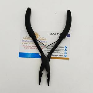 ชุดอุปกรณ์คีมจับผมสแตนเลสสีดำด้านสำหรับต่อผม - Product Image 2