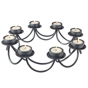 Modern Metal <b>T</b>-<b>Light</b> Holder Stylish Decorative Tea <b>Light</b> <b>Candle</b> Holder for Christmas Home Living Room Office Wedding Party Use - Product Image 1