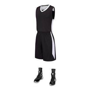Vente en gros, Design personnalisé, votre propre maillot de basket-ball cousu par Sublimation, ensemble de Shorts de basket-ball, ensembles d'uniformes de basket-ball - Product Image 1