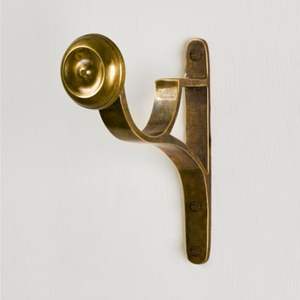 Supports de rideaux en fer forgé de style moderne pour les maisons classiques supports de tringle durables avec un look artisanal traditionnel - Product Image 3