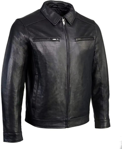 <b>Men's</b> Leather Fashion Clothing Leather <b>Jacket</b> Bikers <b>Motor</b> <b>Bike</b> <b>Jacket</b> for <b>Man</b> Trench Coat Male Stand Collar Motorcycle <b>Jacket</b> - Product Image 5