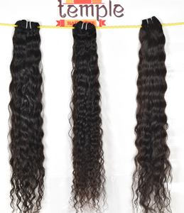 Extensiones de cabello humano virgen de templo indio 100%, venta al por mayor, cutícula alineada, sin procesamiento químico, incluye rizo ondulado suelto profundo - Product Image 4