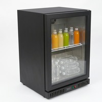 Réfrigérateur de table compact à porte vitrée pour boissons, mini-réfrigérateur électrique pour magasin, refroidisseur de boissons