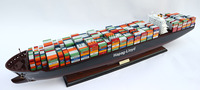 Gia Nhien Fabricant Approuver Conception Personnalisée Navires Commerciaux HAPAG LLOYD COLOMBO EXPRESS BATEAU MODÈLE EN BOIS _ ARTISANAT EN BOIS