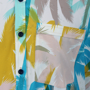 Vente en gros Offre Spéciale été imprimé partout nouveau vêtements de plage hawaïens chemises pour hommes imprimé floral à manches courtes chemises pour hommes - Product Image 3