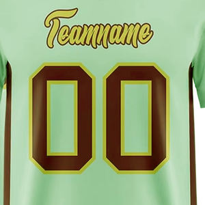 Maillots de football américain personnalisés en gros, impression sublimée, design d'équipe, vêtements légers et respirants, performance, fabricant OEM - Product Image 2