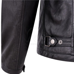 เสื้อแจ็คเก็ตหนังผู้ชายขายดี แฟชั่นใหม่ เสื้อแจ็คเก็ตหนังผู้ชายกันลม - Product Image 5