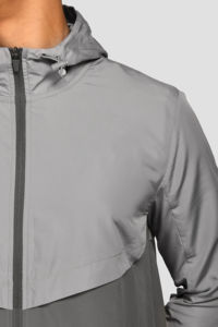 Personalizado de los hombres 100% poliéster verano Jogging desgaste transpirable cortavientos chándal Casual a prueba de viento impermeable Nylon impreso - Product Image 4