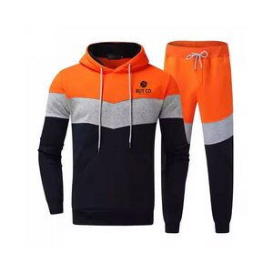 Ensemble de survêtement en polaire léger et tendance pour homme, respirant, 100% coton, personnalisable, vêtements d'extérieur d'hiver à bas prix - Product Image 1
