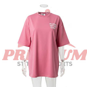 เสื้อยืดโอเวอร์ไซส์สไตล์วินเทจแบบยูนิเซ็กซ์ ลวดลายฟอกสีและพิมพ์ลายตามสั่ง เสื้อเปล่าสำหรับงานพิมพ์และงานปัก - Product Image 1