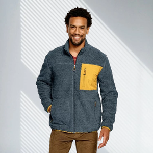 Custom Made Men's Sherpa Jackets Canvas Stand Collar Autumn Jackets High Quality for Custom Logo & Design Fashion - Product Image 2