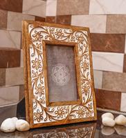 Cadre photo en bois classique, qualité supérieure, fabrication artisanale, design élégant et durable pour la décoration de la maison, affichage mural