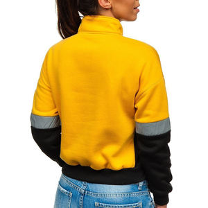 High Quality <b>Womens</b> Cropped <b>Hoodie</b> with Zipper or Pullover Style Custom Design Hooded Sweatshirt for Boutique & Private Label - Product Image 2