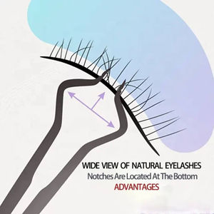 Pinzas de pestañas de color rosa Logotipo personalizado Acero inoxidable Punta de volumen de 90 grados Pinzas de pestañas de nuevo estilo con dije de lazo - Product Image 5