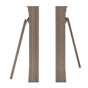 Handcrafted Traditional <b>Solid</b> <b>Wood</b> <b>Bookcase</b> Three Section Ladder Durable Freestanding for Apartment Home Library Living Room - Product Image 4