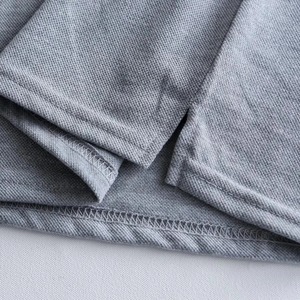 Polo de manga larga informal para hombre y mujer, lienzo de algodón 100%, patrón sólido, logotipo DIY, publicidad/equipo/conmemorativo - Product Image 3