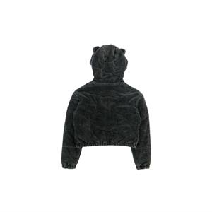 <b>Women</b> Bear Ear Cropped Puffer <b>Jacket</b> - Trendy and Warm <b>Short</b> <b>Jacket</b> with Fun Bear Ear Design, Ideal for Winter Fashion - Product Image 2