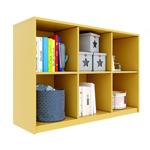 Modern Designed <b>6</b>-<b>Drawer</b> Kindergarten Shelving Unit KGS020 117x40x82cm Painted Rubber Wood Cabinet for School and Living Room - Product Image 2