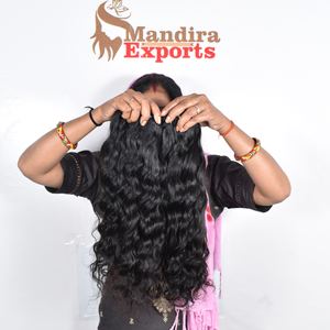 วิกผมแท้แบบไม่ผ่านการทำสีธรรมชาติวิกผมแบบอินเดีย - Product Image 5